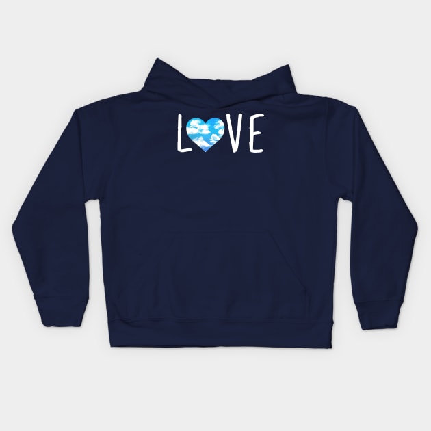 Love Shirt for Valentines Day Kids Hoodie by Boots